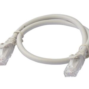 8ware-8W-PL6-0.5GRY-8Ware CAT6 Cable 0.5m - Grey Premium RJ45 Ethernet Network LAN UTP Patch Cord 26AWG CU Jacket