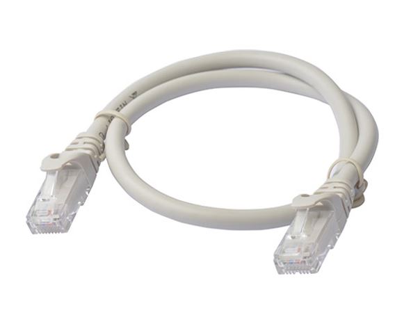 8ware-8W-PL6-0.5GRY-8Ware CAT6 Cable 0.5m - Grey Premium RJ45 Ethernet Network LAN UTP Patch Cord 26AWG CU Jacket