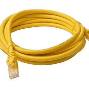 8ware-8W-PL6-3YEL-8Ware CAT6 Cable 3m - Yellow Premium RJ45 Ethernet Network LAN UTP Patch Cord 26AWG CU Jacket
