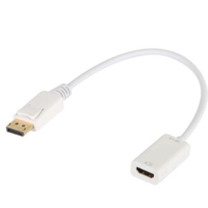 8ware-MP355-8ware DisplayPort DP to HDMI Male to Female Adapter Cable High-resolution suppor 20cm Length Use for movies