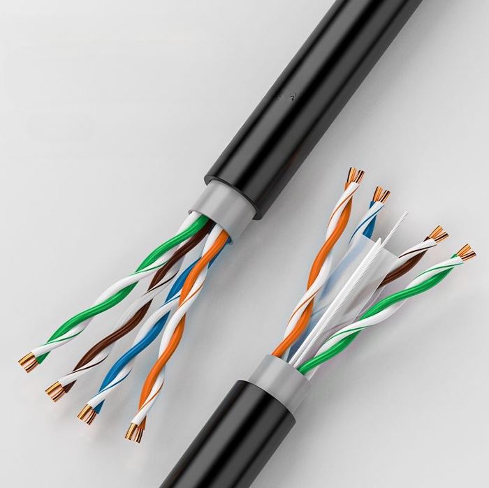 8ware | 8Ware 350m CAT6A UTP LAN Network Cable Roll 24AWG PVE HDPE 7.4mm UV Stabilised Jacket Wooden Reel Outdoor Black | CAT6A-EXT350BLK - Image 3