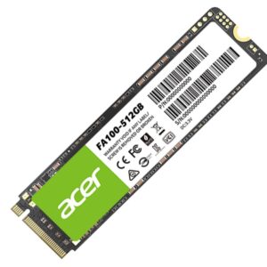 BIWIN-BL.9BWWA.119-ACER FA100-512GB M.2 NVMe PCIe Gen 3*4 Read speed 3300MB/ sWrite Speed 2200MB/s  BL.9BWWA.119 - 5 Year Warranty