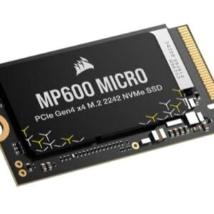 Corsair-CSSD-F1000GBMP600MCR-Corsair Force MP600 MICRO 1TB M.2 2242 NVMe SSD 5100/4300MB/s 600K/890K 600TBW 1.5M MTTF AES 256-bit for Lenovo Legion Go Valve Steam Deck Rog Ally