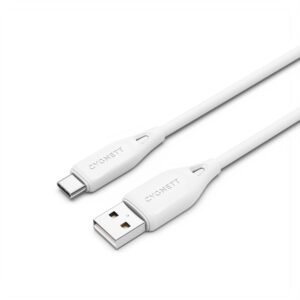 Cygnett-CY4690PCUSA-Cygnett Essentials USB-C to USB-A (2.0) Cable (2M) - White (CY4690PCUSA)