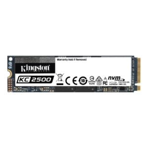 Kingston-SKC2500M8/2000G-Kingston KC2500 2TB M.2 NVMe PCle SSD 3D NAND 3500/2900MB/s 375K/300K IOPS 1.2PBW XTS-AES 256 bit Encryption 2M hrs MTBF 5yr wty