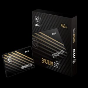 MSI-SPATIUM S270 SATA 2.5  960GB-MSI SPATIUM S270 SATA 2.5" 960GB