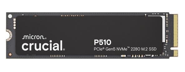 Micron (Crucial)-CT2000P510SSD8T-Crucial P510 2TB Gen5 2280 NVMe M.2 SSD 10