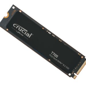 Micron (Crucial)-CT2000T700SSD3-Crucial T700 2TB Gen5 NVMe SSD - 12400/11800MB/s R/W 1200TBW 1500K IOPs 1.5M hrs MTTF with DirectStorage for Intel 13th Gen  AMD Ryzen 7000