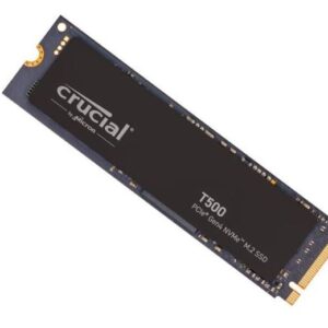Micron (Crucial)-CT4000T500SSD3-Crucial T500 4TB Gen4 NVMe SSD - 7000/6900 MB/s R/W 2400TBW 1440K IOPs 1.5M hrs MTTF Acronis True Image Creative Cloud for PS5 ~MZ-V8P4T0BW