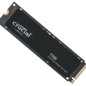 Micron (Crucial)-CT4000T705SSD3-Crucial T705 4TB Gen5 NVMe SSD - 14100/12600 MB/s R/W 2400TBW 1500K IOPs 1.5M hrs MTTF DirectStorage for Intel 14th Gen  AMD Ryzen 7000