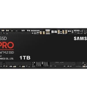 Samsung-MZ-V9P1T0BW-Samsung 990 Pro 1TB Gen4 NVMe SSD 7450MB/s 6900MB/s R/W 1550K/1200K IOPS 600TBW 1.5M Hrs MTBF for PS5 5yrs Wty
