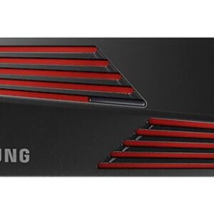 Samsung-MZ-V9P4T0CW-Samsung 990 Pro 4TB with Heatsink Gen4 NVMe SSD 7450MB/s 6900MB/s R/W 1600K/1550K IOPS 2400TBW 1.5M Hrs MTBF for PS5 5yrs Wty