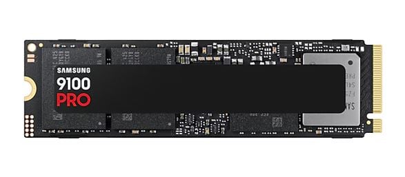 Samsung-MZ-VAP4T0BW-Samsung 9100 PRO 4TB PCIe Gen5 NVMe SSD 14800MB/s 13400MB/s R/W 2200K/2600K IOPS 2400TBW 1.5M hrs V-NAND TLC AES 256-bit Encryption 5yr wty
