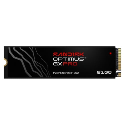 Sandisk-SDSP82100TAH-000E0-SanDisk Optimus GX PRO 8100 1TB NVMe M.2 2280 SSD with Heatsink