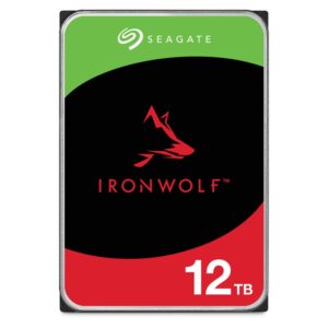 Seagate-ST12000VN0008-Seagate 12TB 3.5" IronWolf SATA3 NAS 24x7 7200RPM Performance HDD (ST12000VN0008) 3 Years Warranty