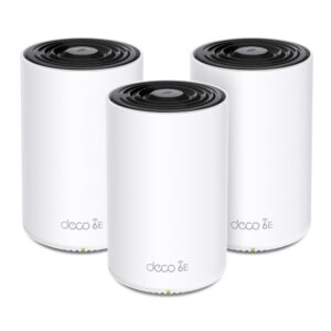 TP-LINK-Deco XE75 Pro(3-pack)-TP-Link Deco XE75 Pro(3-pack) AXE5400 Tri-Band Mesh Wi-Fi 6E System