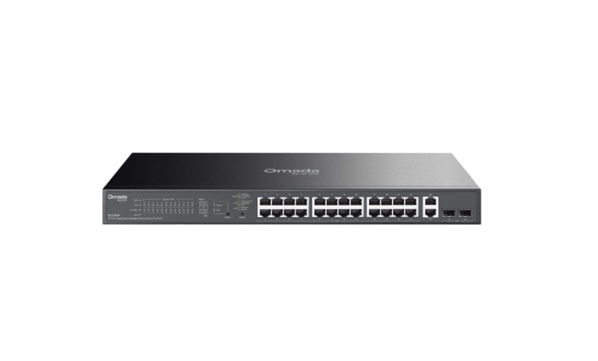 TP-LINK-ES228GP-TP-Link ES228GP Omada 28-Port Gigabit Easy Managed Switch with 24-Port PoE+