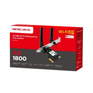 TP-LINK-MA70XE-Mercusys AX1800 Wi-Fi 6 Bluetooth 5.4 PCIe Adapter (MA70XE)