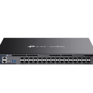 TP-LINK-SX6632YF-TP-Link SX6632YF Omada 26-Port 10G Stackable L3 Managed Aggregation Switch with 6 25G Slots