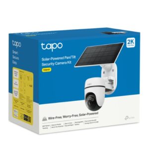 TP-LINK-TC50 KIT-TP-Link TC50 KIT Solar-Powered Floodlight Pan/Tilt Security Camera Kit