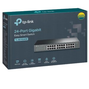 TP-LINK-TL-SG1024DE-TP-Link TL-SG1024DE 24-Port Gigabit Desktop/Rackmount Easy Smart Switch energy-efficient L2 Features Supports MAC 128xVLAN 48Gbps Switching Capacity