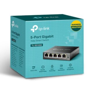 TP-LINK-TL-SG105E-TP-Link TL-SG105E 5-Port Gigabit Desktop Easy Smart Switch