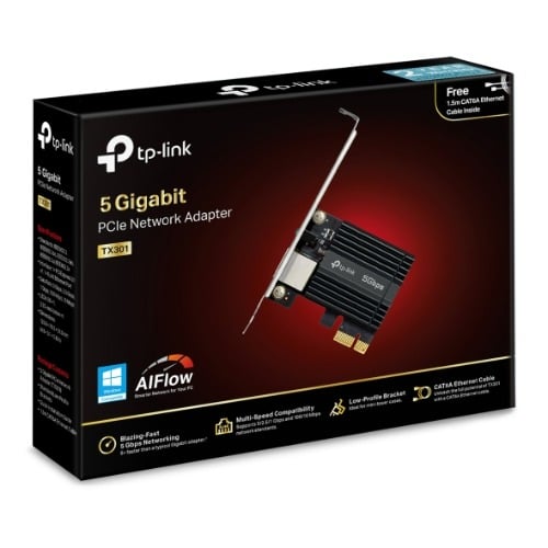 TP-LINK-TX301-TP-Link TX301 5 Gigabit PCI Express Network Adapter
