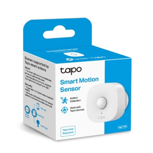 Tapo T100 - TP-Link Tapo Smart Motion Sensor, Wide Range Detection ...