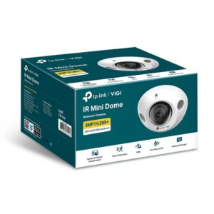 TP-LINK-VIGI C230I Mini(2.8mm)-TP-Link VIGI 3MP C230I Mini(2.8mm) IR Mini Dome Network Camera