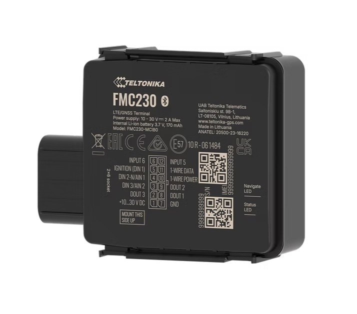 Teltonika-FMC2304O2X01-Teltonika FMC230 Waterproof 4G LTE Cat 1 tracker with flexible inputs