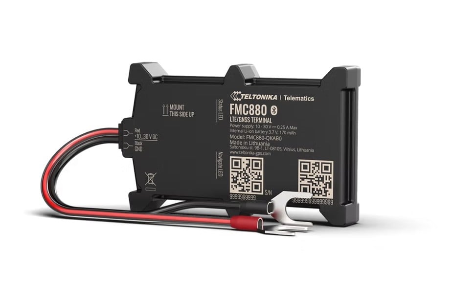Teltonika-FMC880UKFD01-Teltonika FMC880 Water-Resistant high GNSS Precision Battery-Mounted 4G LTE Cat 1 Tracker
