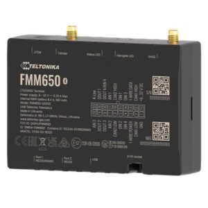 Teltonika-FMM650Y3FE01-Teltonika FMM650 4G LTE Cat M1 tracker for advanced applications with high capacity backup battery and external antennas