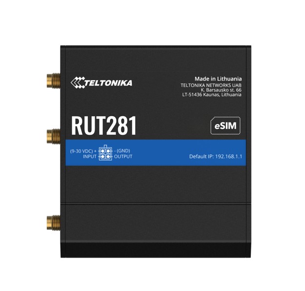 Teltonika-RUT281004000-Teltonika RUT281 COMPACT GLOBAL LTE CAT 4 ROUTER