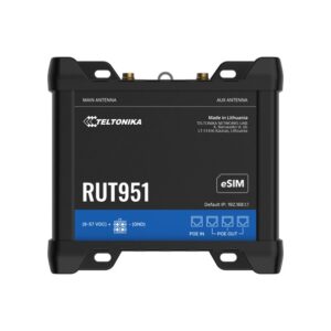 Teltonika-RUT951610R00-Teltonika RUT951 Industrial PoE+ Cellular Router
