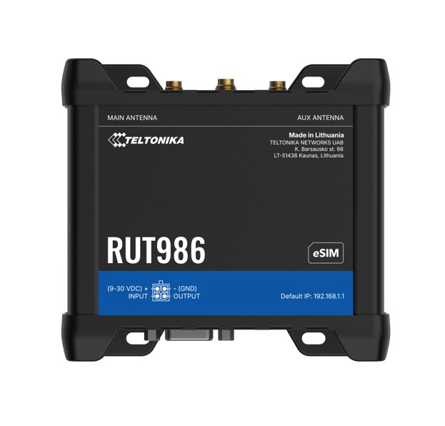 Teltonika-RUT986000400-Teltonika RUT986 INDUSTRIAL GLOBAL LTE CAT 4 ROUTER