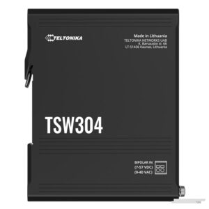 Teltonika-TSW304000000/TSW304000010-Teltonika TSW304 DIN Rail Ethernet Switch