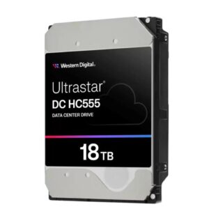 Western Digital-0B47747-Western Digital Ultrastar HC555 18TB 3.5" Enterprise Class SAS 12 Gb/s HDD 7200 RPM 512MB Cache EAMR Technology SE Security 5-Year Limited Warranty