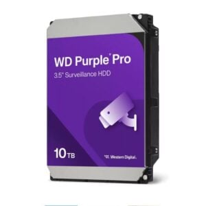Western Digital-WD102PURP-85CCGY0-Western Digital WD102PURP Purple Pro 10TB 3.5" Surveillance HDD 7200RPM 256MB SATA3 265MB/s 550TBW 24x7 64 Cameras AV NVR DVR 2.5mil MTBF 5yrs
