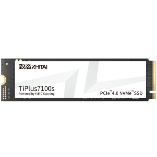 YMTC (ZhiTai)-ZTSS2CB08D5EMC-S00-YMTC ZhiTai TiPlus7100s SSD 1TB M.2 2280 YMTC Xtacking 4.0  TLC Chip PCle Gen 4 X 4.0 NVMe 4.0 7400MB/s 6900MB/s R/W 600 TBW 5Y warranty