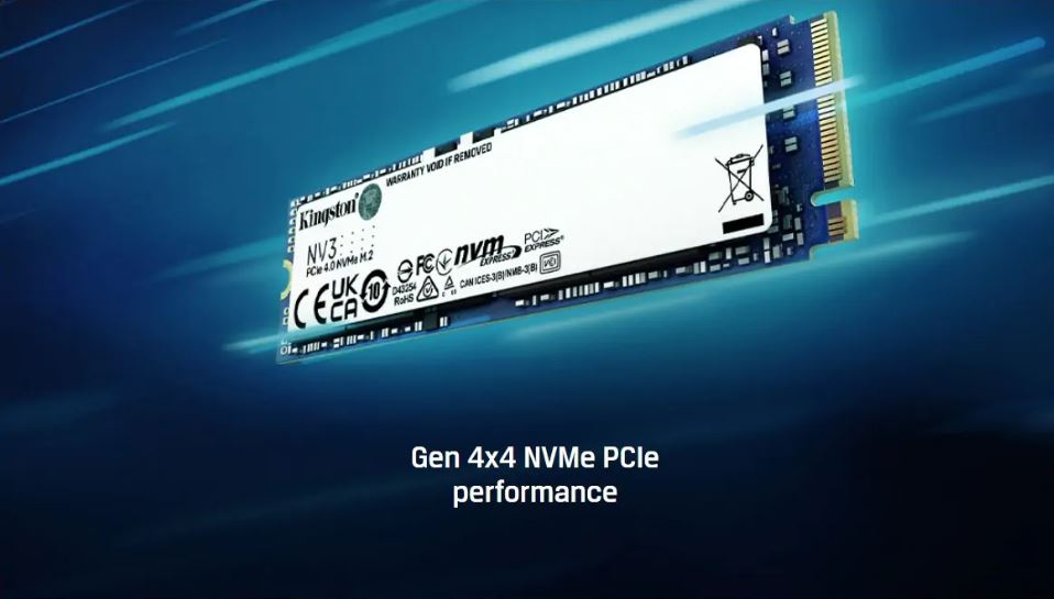 Leader-P | Kingston SNV3S NV3 4TB PCle 4.0x4 NVMe M.2 2280 Gen4 SSD 6000/5000MB/s 3D HAND compaitible Notebook and SFF 5Y Limited (LS) | SNV3S/4000G - Image 2
