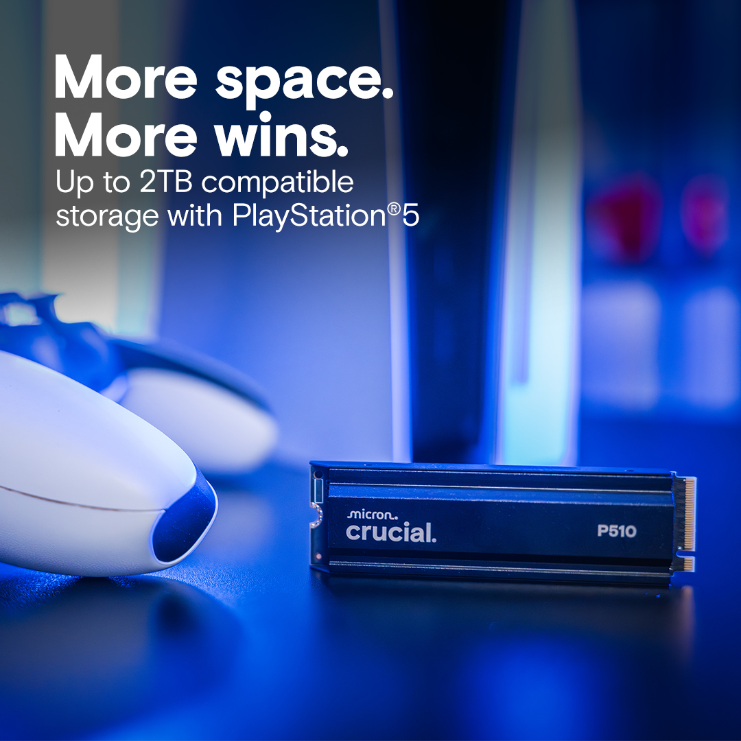 Micron (Crucial) | Crucial P510 2TB Gen5 2280 NVMe M.2 SSD Heatsink 10,000 / 8,700 MB/s R/W 1200TBW 1.4M IOPS 1.5M hrs MTTF Full-Drive Encryption 5yrs | CT2000P510SSD5 - Image 2
