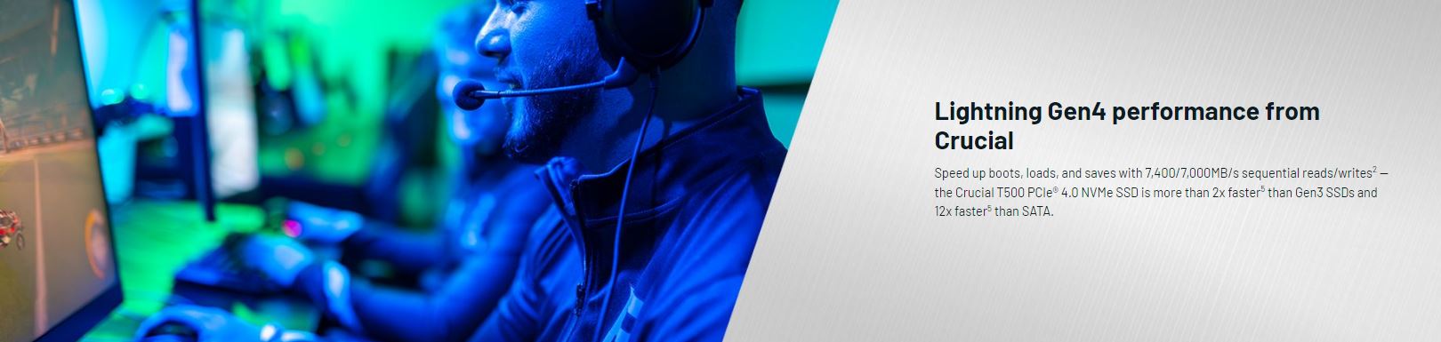 Micron (Crucial) | Crucial T500 1TB Gen4 NVMe SSD - 7300/6800 MB/s R/W 600TBW 1440K IOPs 1.5M hrs MTTF Acronis True Image Adobe Creative Cloud for PS5 ~MZ-V8P1T0BW | CT1000T500SSD8 - Image 3