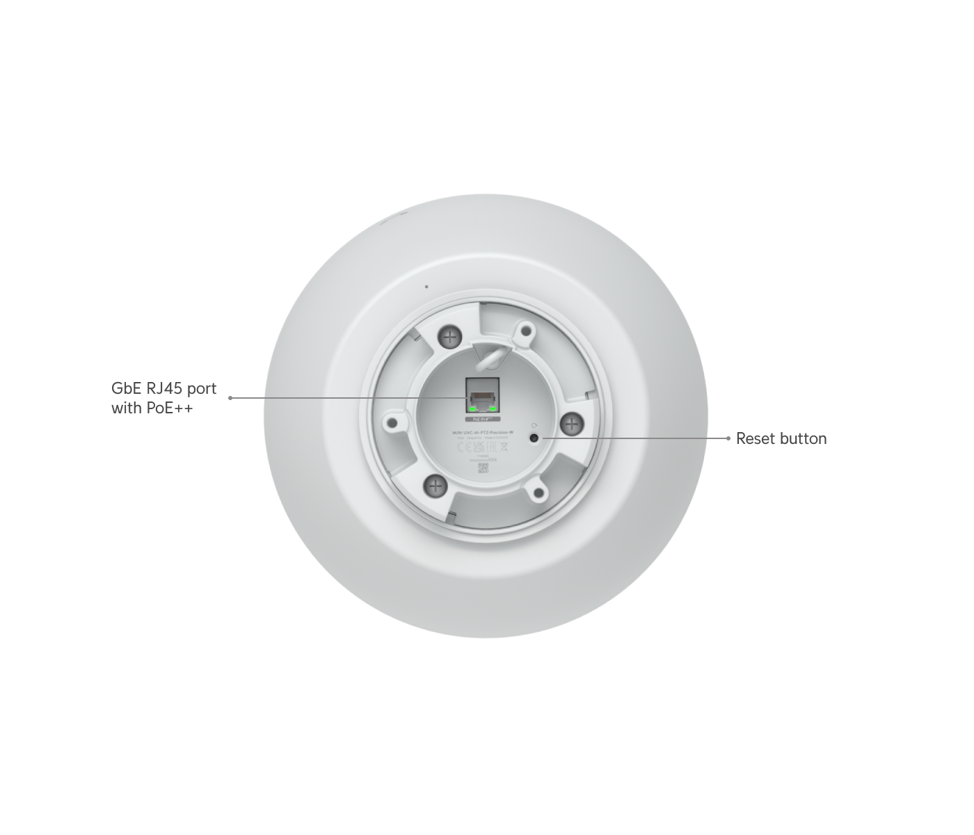 Ubiquiti | Ubiquiti AI PTZ Precision,White,4K PTZ Camera,Enhanced AI Capabilities,31x optical Zoom,IR LED Night Vision,LiDAR Tech  *Require Deal Reg* | UVC-AI-PTZ-Precision-W - Image 3