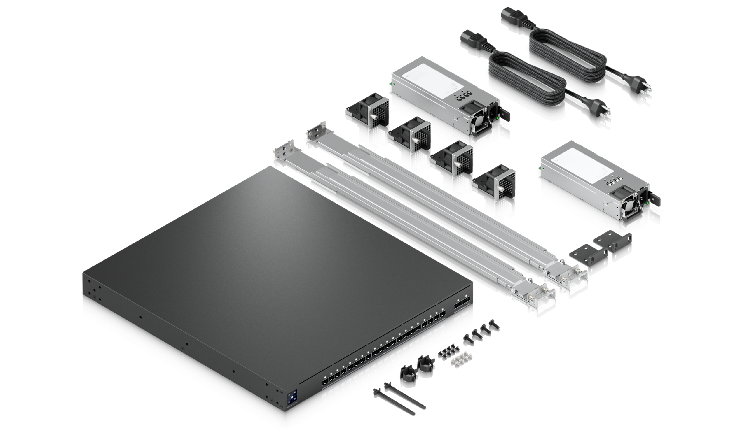 Ubiquiti | Ubiquiti Enterprise Audio/Video Fiber, Enterprise Audio/Video Switch(20) 10G SFP+(2)100G QSFP28 Uplinks.Supports PTP, SMPTE ST 2110 *Require Deal Reg* | EAV-Aggregation - Image 3