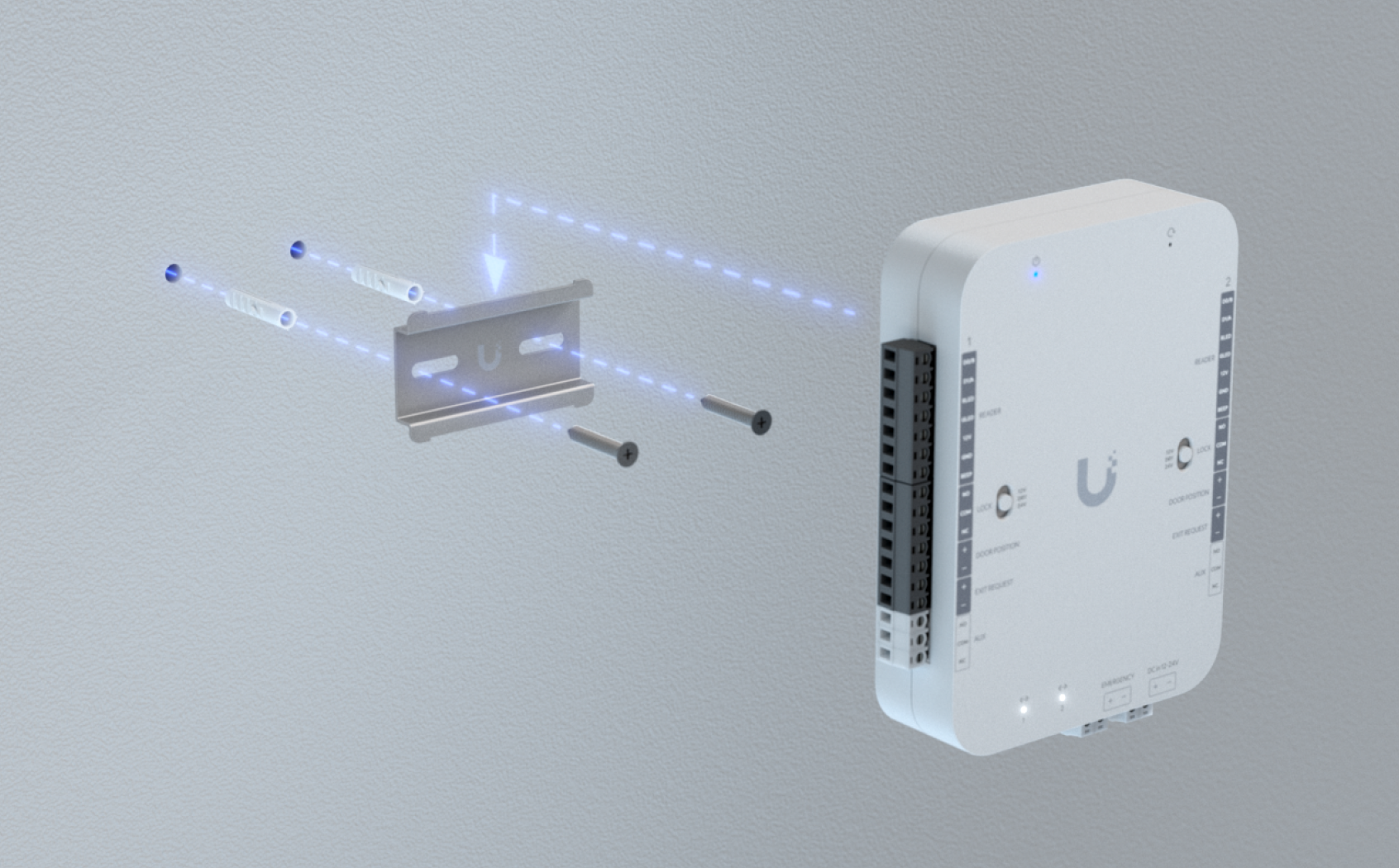 Ubiquiti | Ubiquiti Retrofit Hub, DC-powered Hub Supports Wiegand And OSDP Readers, Provides Entry And Exit Control For Up To Two Doors *Avail for Deal Reg* | UA-Retrofit-Hub-2 - Image 5