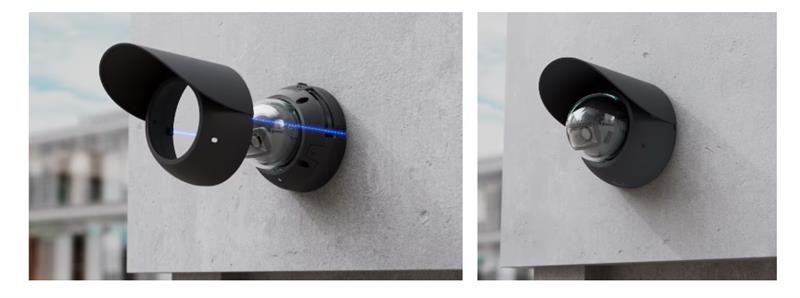 Ubiquiti | Dome Camera Weather Shield, Black, Dome Camera Accessory For Optimal Image Quality Protection From Elements When Installed Outdoors On A Wall Or Pole | UACC-Dome-WS-B - Image 1