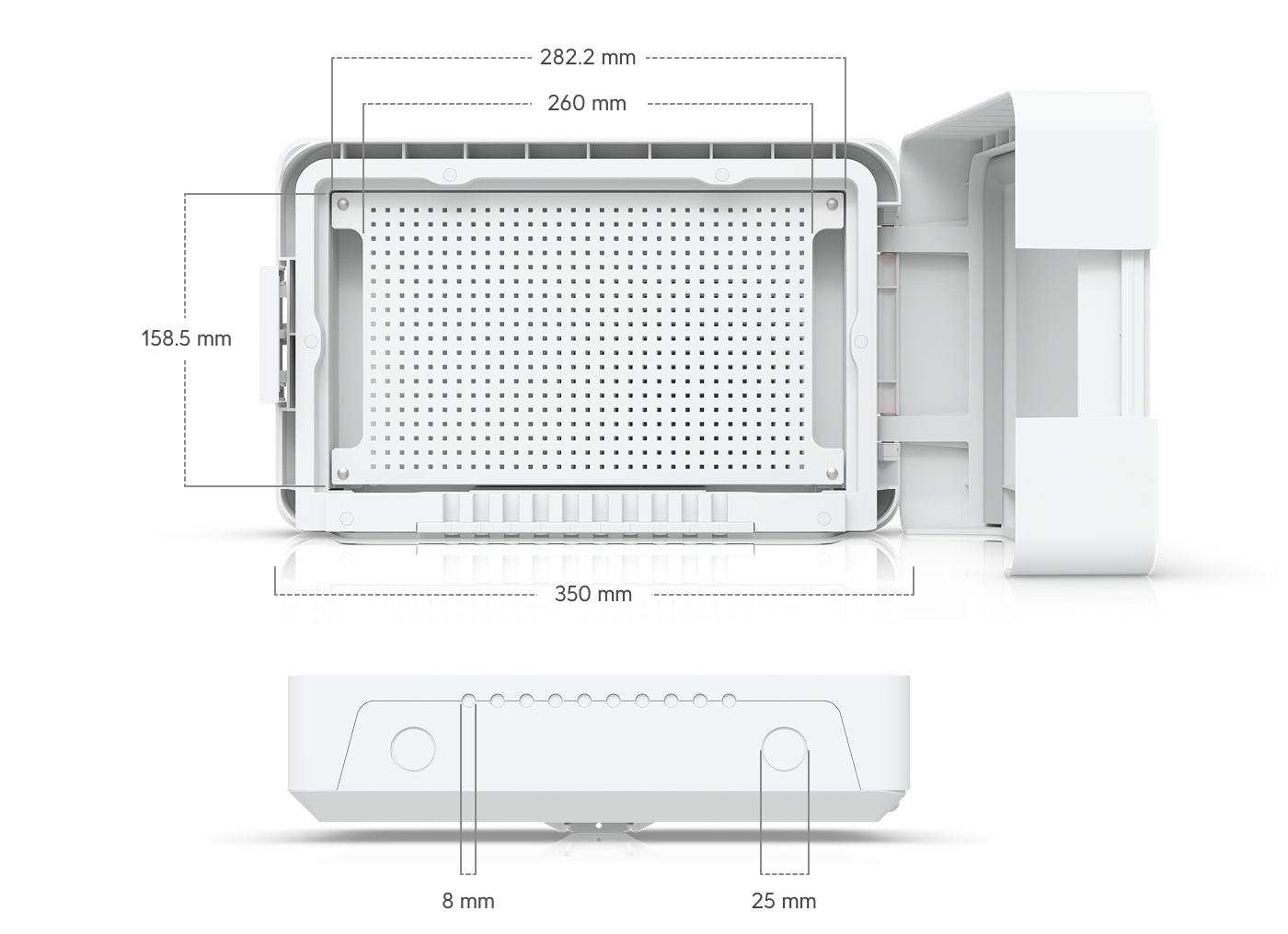 Ubiquiti | Ubiquiti Flex Utility Pro, Universal Outdoor Weatherproof Enclosure. Protect Networking Gear, Versatile, Durable Enclosure, For Wall And Pole Mounting | UACC-Flex-Utility-Pro - Image 1