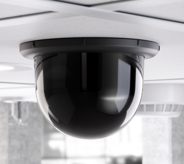 Ubiquiti | Ubiquiti G5 PTZ In-Ceiling Mount, Black, In-ceiling Mount Accessory Or Smoked Bubble Cover For G5 PTZ. | UACC-G5-PTZ-ICM-SB-B - Image 1
