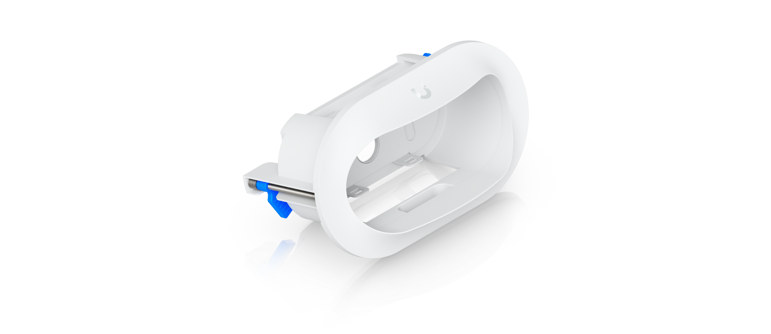 Ubiquiti | Ubiquiti G6 180 Camera Flush Mount, White, G6 180 Camera Mounting Accessory For Recessed Ceiling Installation. | UACC-G6-180-FM-W - Image 2