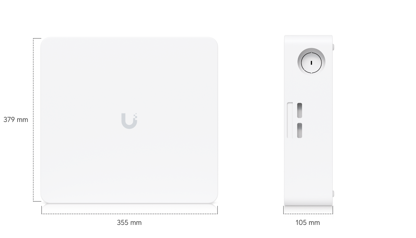 Ubiquiti | Ubiquiti, Alarm Hub Kit, 32 Input Zone Alarm Control Hub, Hardwire Intrusion Sensors Powered Using PoE++ Input, Optional Battery Backup. | UP-AlarmHub-Kit - Image 2